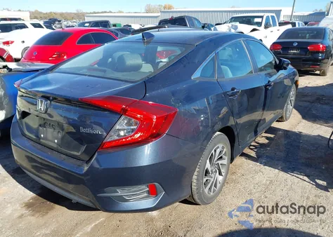 2017 Honda Civic Ex from USA, damaged, VIN 19XFC2F74HE229611